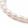Grade A Natural Pearl Beaded Bracelets with Brass Spring Ring Clasps for Women X-BJEW-JB08037-4