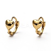 Brass Huggie Hoop Earrings EJEW-H121-08G-1