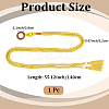 1Pc Handmade Weaving Cotton Tassel Waist Belts for Women Ladies Dress AJEW-CP0010-51A-2