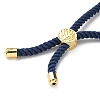 Cotton Cord Bracelet Making KK-F758-03V-G-3