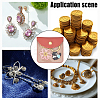 8Pcs 4 Colors PU Leather Jewelry Envelope Pouches Gift Bags with Snap Button and Clear Window ABAG-GA0001-32B-5