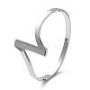 304 Stainless Steel Hinged Bangles for Women BJEW-A011-20P-4