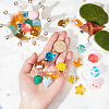 30Pcs 15 Style Resin Display Decoration DJEW-GL0001-01-3