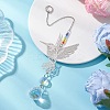 Glass Teardrop Hanging Suncatchers HJEW-JM04654-01-1