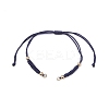 5 Colors Braided Nylon Cord Sets for DIY Bracelet Making AJEW-JB01239-2