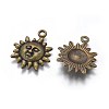 Tibetan Style Alloy Pendants TIBEP-LF9244YKG-AB-LF-2
