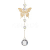 201 Stainless Steel Connector Charms and Glass Suncatchers HJEW-JM04732-01-2