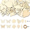 DIY Spring and Summer Theme Wood Pendants Decoration Making Kit DIY-CJ0002-62-1