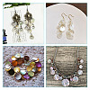 150Pcs 3 Styles Natural Akoya Shell Flat Round Charms BSHE-TA0001-09-7