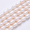 Natural Cultured Freshwater Pearl Beads Strands X-PEAR-I003-05-2