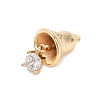 Brass Micro Pave Cubic Zirconia Pendants KK-D427-03G-2