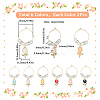 Alloy Enamel Pendants Wine Glass Charms AJEW-SC0002-01-2
