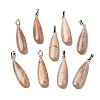 Natural Sunstone Pendants G-Q192-07P-07-2
