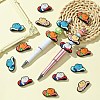 20Pcs 4 Colors Cowboy Hat Food Grade Eco-Friendly Silicone Focal Beads SIL-CJ0002-10-6