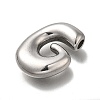 304 Stainless Steel Pendants STAS-S166-02P-07-2