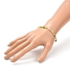 Faceted Round Glass Beads Stretch Bracelet for Teen Girl Women BJEW-JB07072-04-5