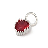 Brass Micro Pave Cubic Zirconia Pendants KK-H204-01P-07-2