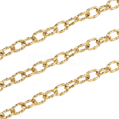 PVD Vacuum Plating 304 Stainless Steel Cable Chains CHS-CJ0001-10G-1