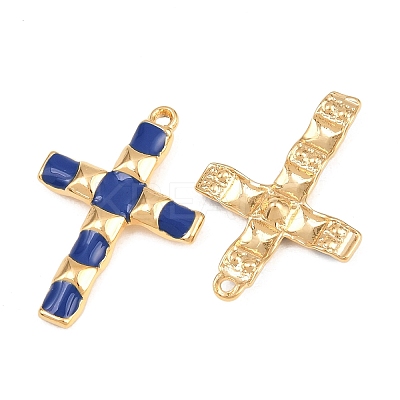 304 Stainless Steel Enamel Pendants STAS-G398-21G-03-1