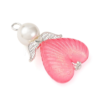 Luminous Transparent Acrylic Pendants PALLOY-JF04204-01-1