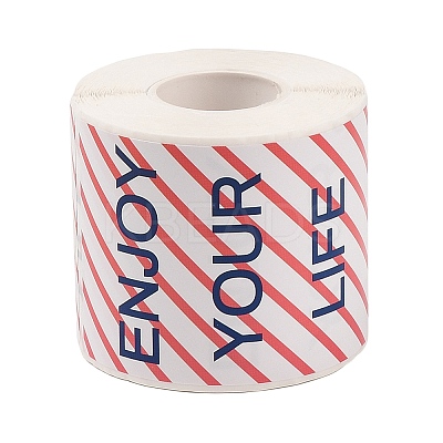 200Pcs Thank You Theme Stickers Roll DIY-M070-01F-1