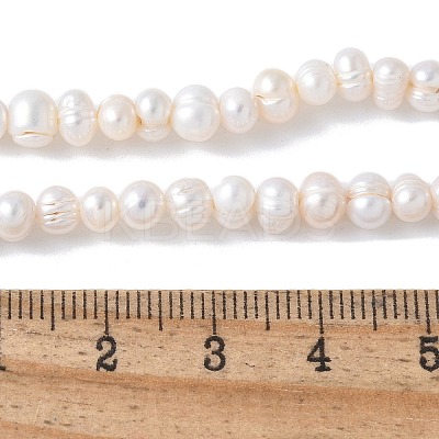 Natural Cultured Freshwater Pearl Beads Strands PEAR-I007-07L-03-1