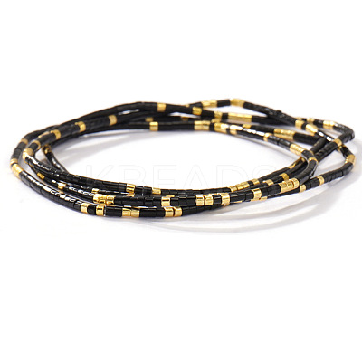 Vintage Glass Beaded Stretch Bracelets for Women and Girls LF4427-3-1
