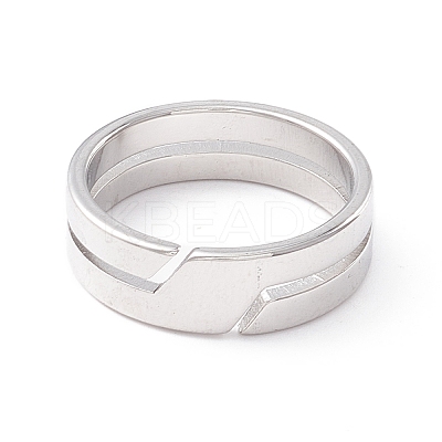 Non-Tarnish 304 Stainless Steel Finger Ring LS-RJEW-Z013-01P-1