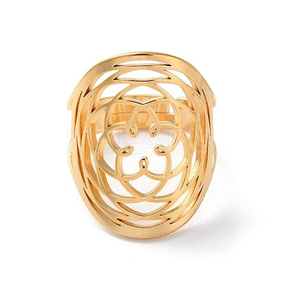 304 Stainless Steel Open Rings for Women RJEW-S240-03G-1
