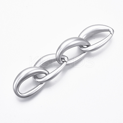 Spray Painted CCB Plastic Linking Rings CCB-R104-29-03-1