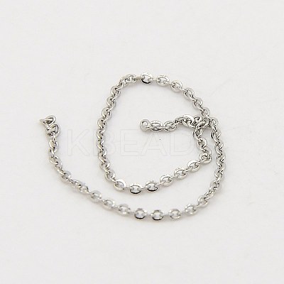 Tarnish Resistant 304 Stainless Steel Cable Chains CHS-H001-23P-B-1