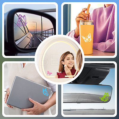 1Pc Waterproof PVC Electrostatic Stickers DIY-OC0013-20C-1