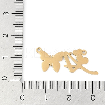 304 Stainless Steel Pendants STAS-L279-002G-A-1