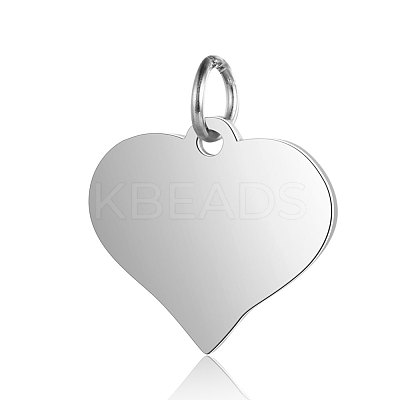 Tarnish Resistant 201 Stainless Steel Stamping Blank Tag Charms STAS-S105-T629-1-1