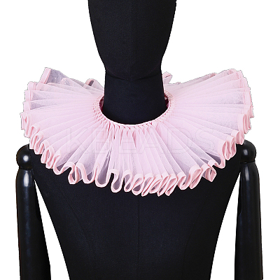 Detachable Lady's Gauze Fake Collar AJEW-WH20042-91C-1