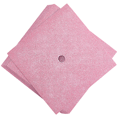 Square EVA Glitter Graduation Cap Topper Stickers DIY-WH20053-05E-1