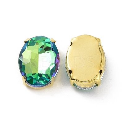 Oval Sew on Rhinestone DIY-E062-06G-A01-1