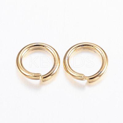 304 Stainless Steel Open Jump Rings STAS-H380-09G-1