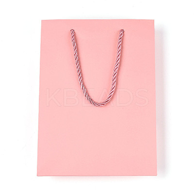 10Pcs 5 Sizes Kraft Paper Gift Shopping Bags Set AJEW-T013-10B-1