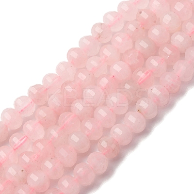Natural Rose Quartz Beads Strands G-P587-D11-01-1