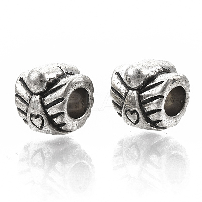 Tibetan Style Alloy Beads TIBE-R317-071AS-LF-1