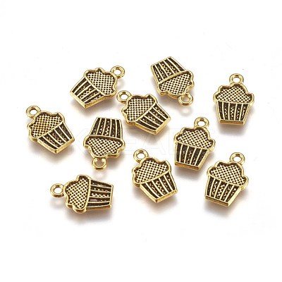 Tibetan Style Alloy Drink Charms TIBEP-A100748-G-LF-1