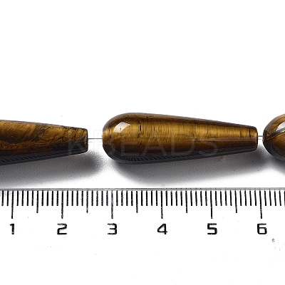 Natural Tiger Eye Beads Strands G-P528-H14-01-1