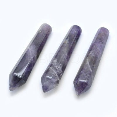 Natural Amethyst Pointed Beads X-G-E490-E21-1