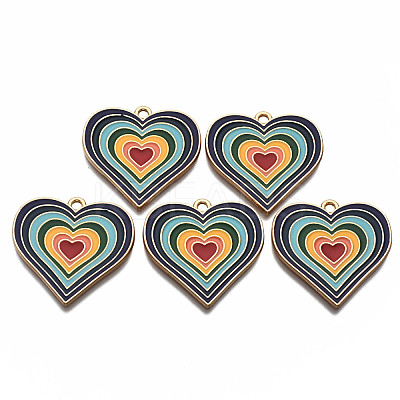 Alloy Enamel Pendants LS-ENAM-T011-110B-NR-1