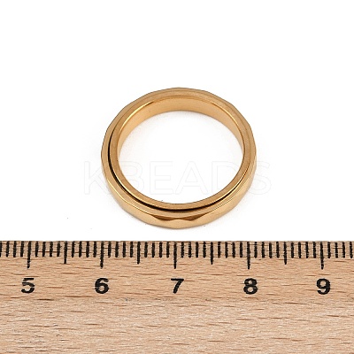 304 Stainless Steel Enamel Rotating Finger Rings LS-RJEW-A074-04G-1