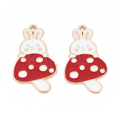 Alloy Enamel Pendants ENAM-S126-113-NR-1