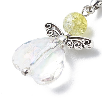 AB Color Transparent Acrylic Beads Pendant Decorations HJEW-JM00780-1