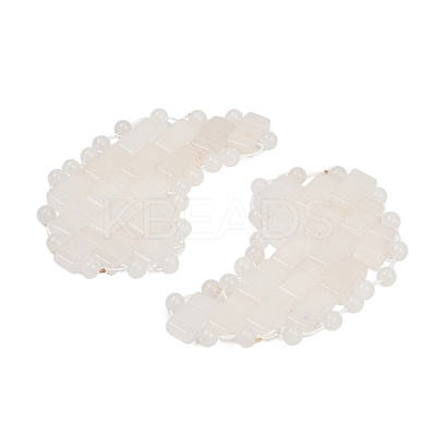 Natural White Jade Eye Patches G-D301-A04-1