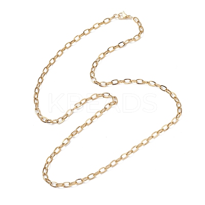 4MM 304 Stainless Steel Cable Chain Necklaces for Women NJEW-JN05598-1